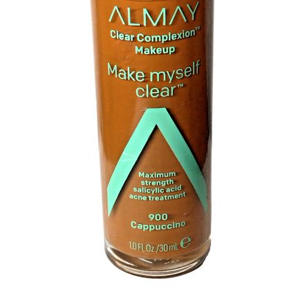Almay Clear Complexion Makeup Make Myself Clear Foundation 900 Cappuccino