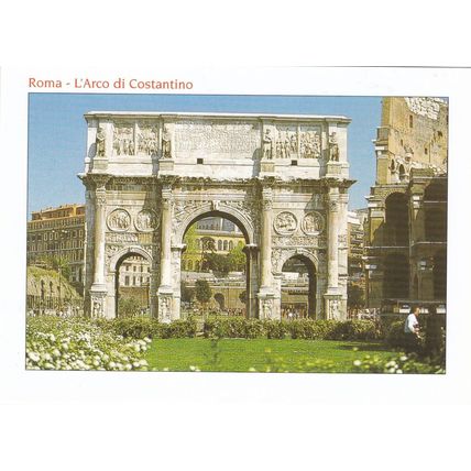 Roma Arco Constantino Italy Postcard unused VGC