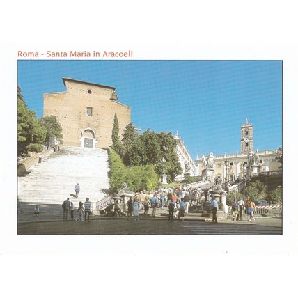 Roma Santa Maria in Aracoeli Italy Postcard unused VGC