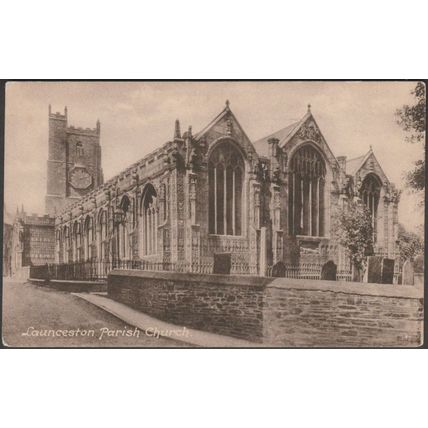 Launceston Parish Church, Cornwall, c.1920 - Frith's Postcard