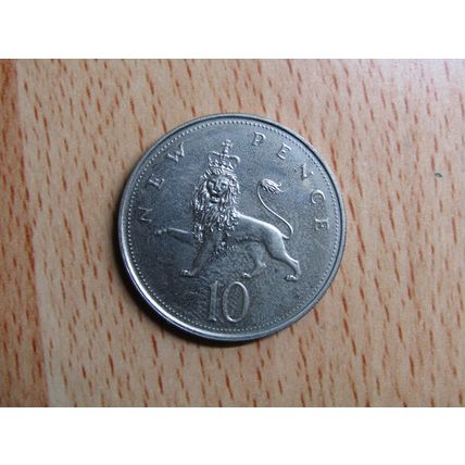 GB 1971 Elizabeth II 10p Coin High Grade A/U