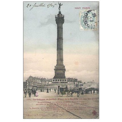 75 - Paris - PLACE DE LA BASTILLE
