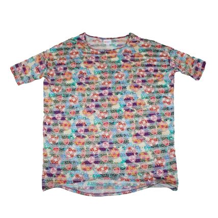 Womens Tunic Top Size Small S LulaRoe Tunic Shirt Cute Floral Design Pattern