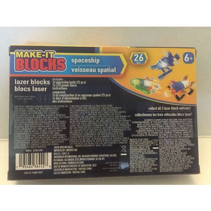 NEW Make It Blocks Lazer Blocks Sets - 103 pieces