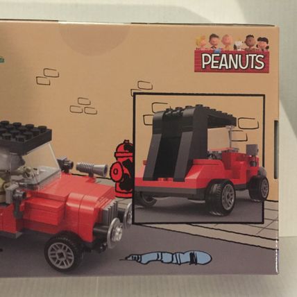 NEW Peanuts Snoopy Secret Agent Car Building Set - 114 Pieces