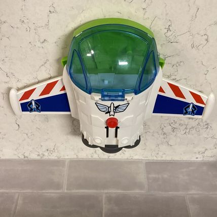 DISNEY/ PIXAR 2018 BUZZ LIGHTYEAR SPACE SHIP, BUZZ WOODY ALIEN FIGURES