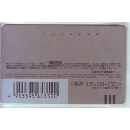 Hyogo Kinki Area 6 Prefeectures Series Japan NTT Phone Card