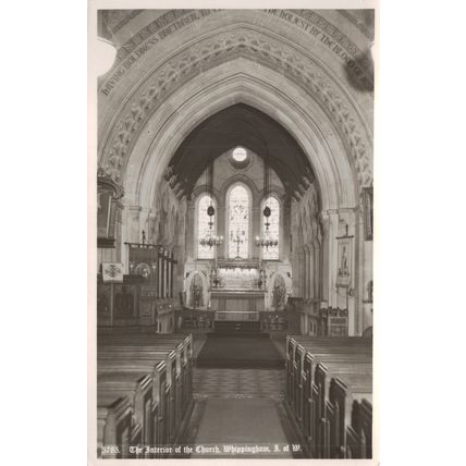 Vintage postcards Church interiors. Unposted. Job lot
