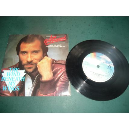 LEE GREENWOOD 7" SINGLE - THE WIND BENEATH MY WINGS/BARELY HOLDING ON