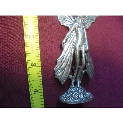 Large PEWTER FOREST FAIRY! Very Detailed! $27.00 Shipped!