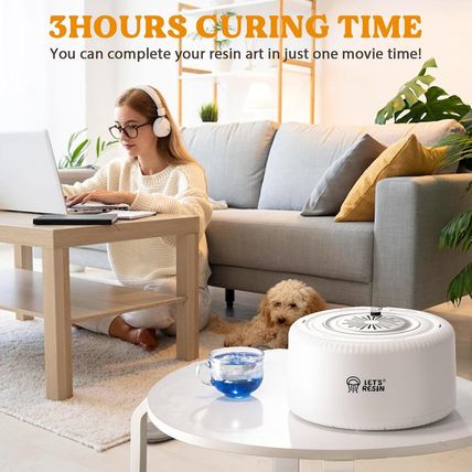 LET'S RESIN Curing Machine for Resin - 3 Hours Auto Dryer with Large Tray, One-B