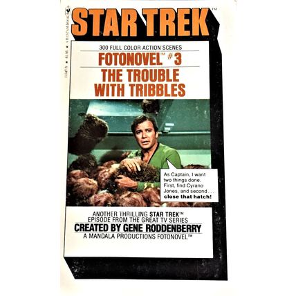 STAR TREK: THE TROUBLE WITH TRIBBLES 1977 1st Edition Bantam Book fotonovel #3