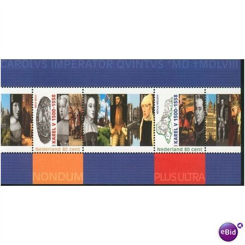 Netherlands stamps 2000 - SG 2000/2001 - Birth Anniv of Charles V MNH
