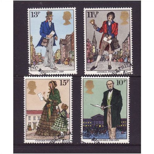 GREAT BRITAIN 1979 ROWLAND HILL SG 1095 / 1098 SET 4 VALS FINE USED #2