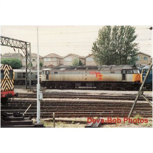 Railway Photo BR Class 47 47600 BESCOT 1988 Dewi Sant Saint David 47/4 Loco 1