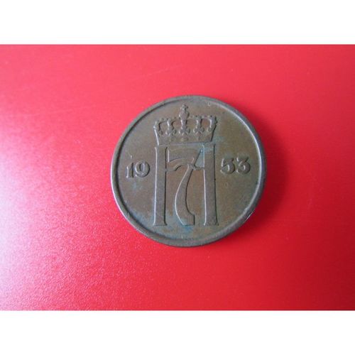 1953 NORWAY 2 ORE. F