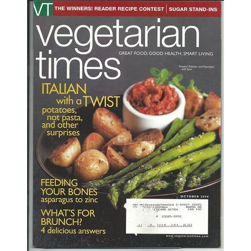 VEGETARIAN TIMES magazine OCTOBER 2004