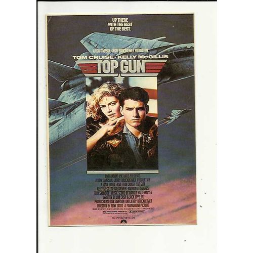 TOP GUN Tom Cruise Poster Art Postcard by Avant Garde (P505)