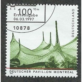 GER 1997 100pf 'GERMAN ARCHITECTURE' (EX M/S)FINE USED (EBID52-327)