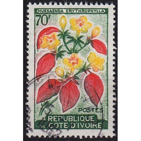 ELFENBEINKÜSTE IVORY COAST [1961] MiNr 0229 ( O/used ) Blumen