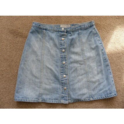 Blue Denim FRESH SPIRIT Mini Skirt Size 40, UK size 12