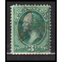 Used 147 3c George Washington Barely Clears RA0062