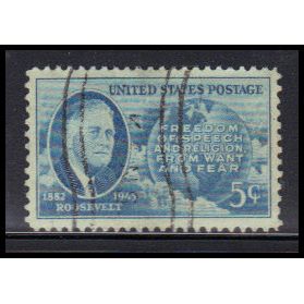 Used 933 5c Franklin Roosevelt Fine KA7760