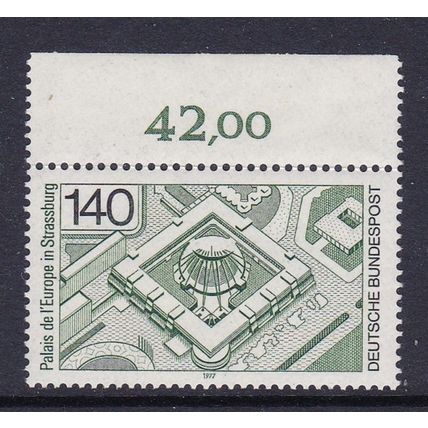 GERMANY 1977 COUNCIL OF EUROPE BUILDINGS MNH SG1813