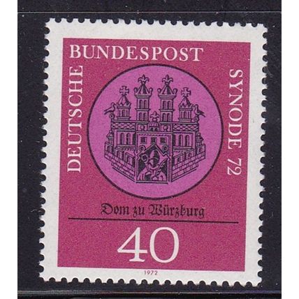 GERMANY 1972 CATHOLIC SYNOD 40pf MNH SG1646