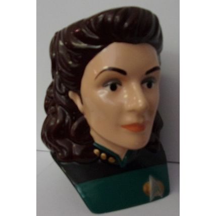 STAR TREK ' DEANNA TROI ' Porcelain MUG (1994)