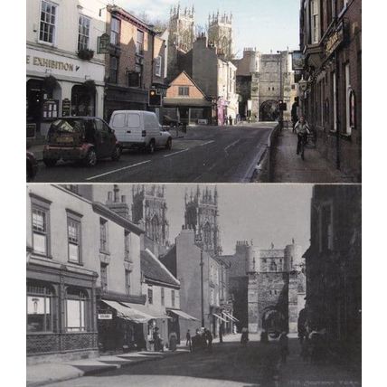 Bootham The Exhibition Pub Tram Route Just Wider Cigar Shop 2x York Postcard s