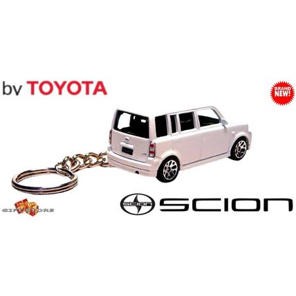 RARE KEYCHAIN WHITE SCION XB TOYOTA BB CUSTOM Ltd. Ed.