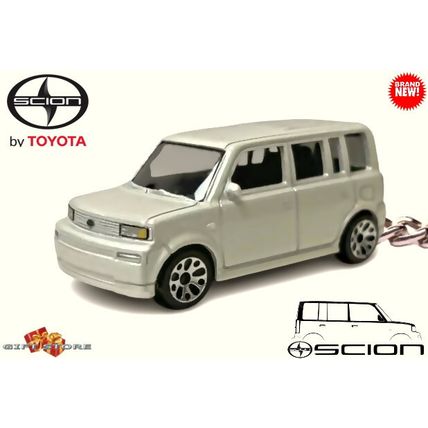 RARE KEYCHAIN WHITE SCION XB TOYOTA BB CUSTOM Ltd. Ed.