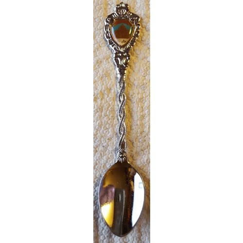 Macau China Collector Souvenir Teaspoon St. Paul Cathedral Tea Spoon 4-11/16"