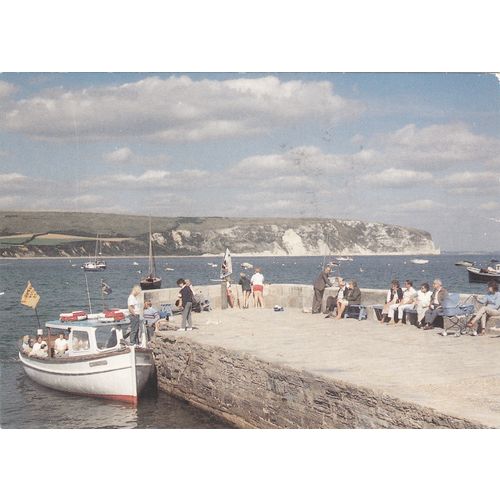 The Old Stone Quay, Swanage Dorset Postcard (DOR73533)