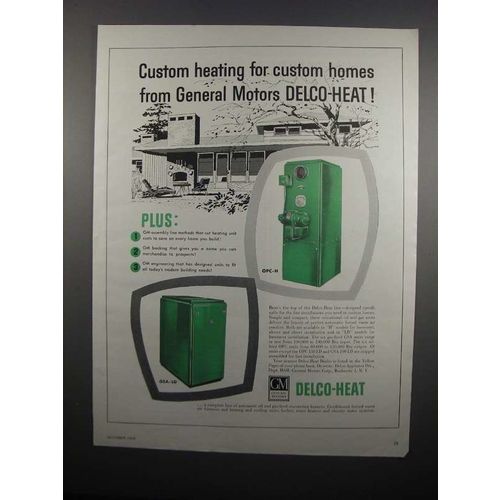 1954 General Motors Delco-Heat OPC-H and GSA-LD Ad