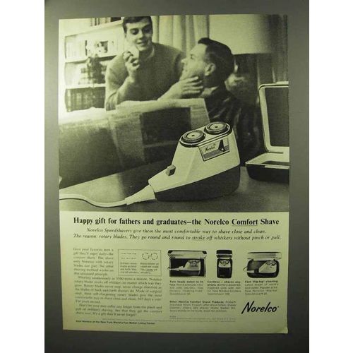 1964 Norelco Speedshaver 30 Ad - Happy Gift for Fathers