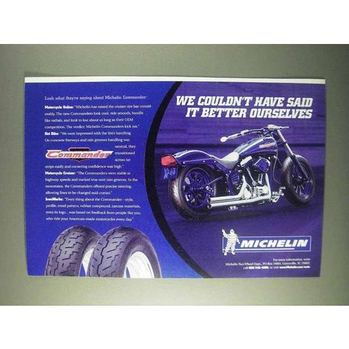 1999 Michelin Commander Tires Ad - Said Better