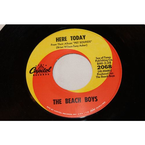 The Beach Boys 45 & Picture Sleeve-DARLIN'/HERE TODAY