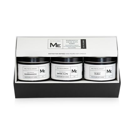 Melted Element 3-Pc. Explore Travel Candle Gift Set