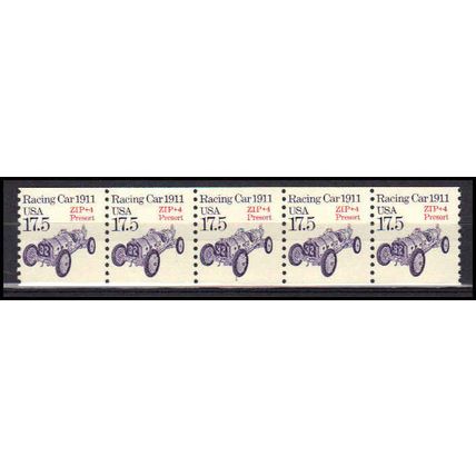 2262a 17.5c Race Car Fine MNH Dry Gum PNC 1/5 X1009