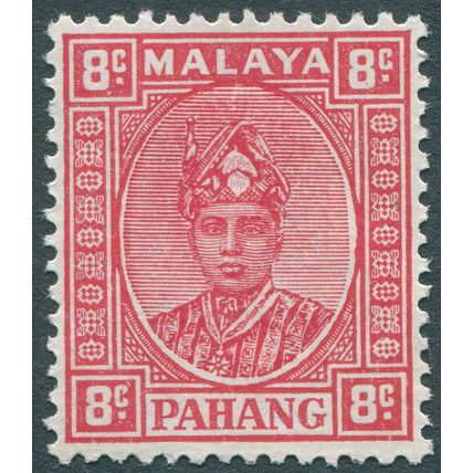 Pahang 1941 8c scarlet SG 36 unused