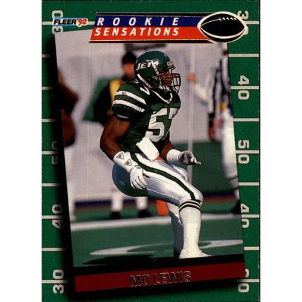1992 Fleer Rookie Sensations Mo Lewis # 17 of 20
