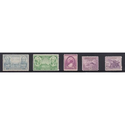 727 3c Washington's Hdqs Average Plus MNH VA0576d