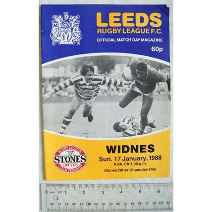 1988 programme Leeds v. Widnes