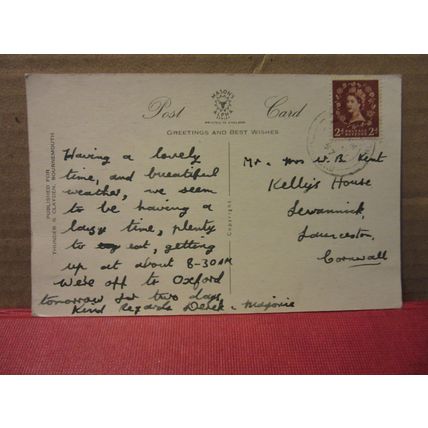 PAVILION ROCK GARDENS, BOURNEMOUTH DORSET used postcard Thunder/Clayde 1963 pm =