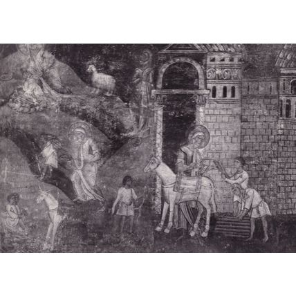 Fresko Mural Composition Ohrid Macedonia Mosaic RPC Postcard