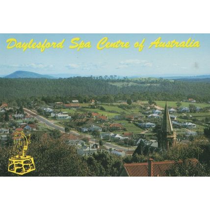 Daylesford Victoria Spa Centre Of Australia Postcard