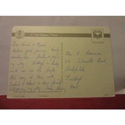 multiview, KELSO, SCOTLAND ... used postcard /