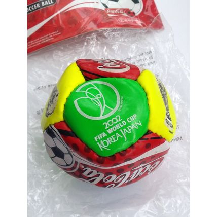 Coca Cola 2002 Fifa World Cup Korea Japan 4" Mini Soccer Ball Football Set Of 2